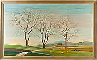 Procter, Anthony: "Landscape with Tree, Bare Tress"